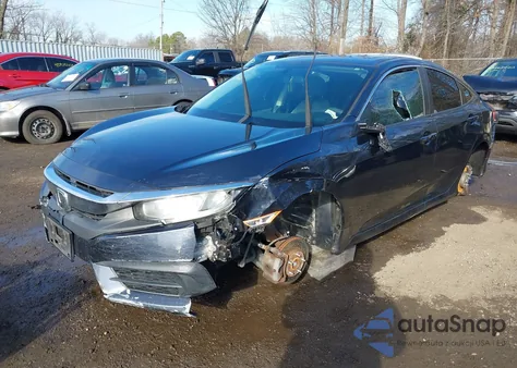 2016 Honda Civic Ex from USA, damaged, VIN 19XFC2F75GE059371